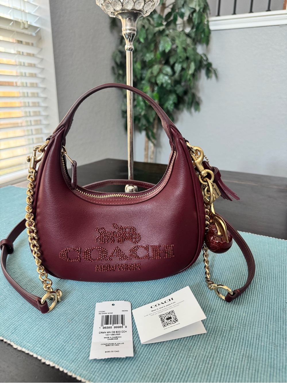 COACH Carmen Mini Hobo Crossbody Bag